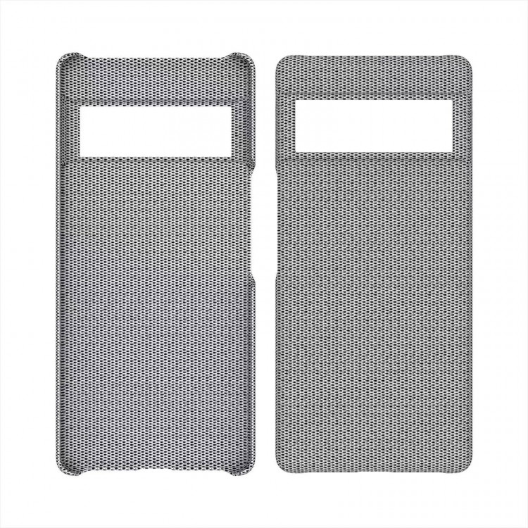 Тканевый чехол Full Cloth Texture для Google Pixel 6 Pro (серый)