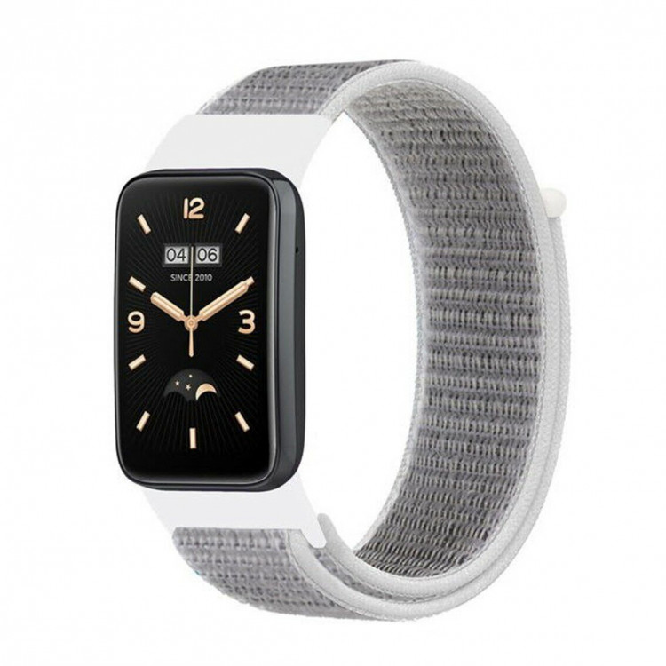 Нейлоновый ремешок для Xiaomi Smart Band 7 Pro (серый)