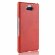 Кожаная накладка-чехол Litchi Texture для Sony Xperia 10 (красный)