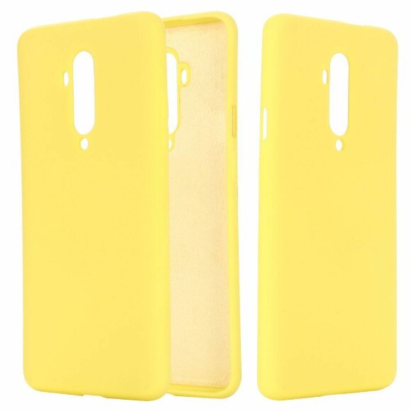 Силиконовый чехол Mobile Shell для OnePlus 7T Pro (желтый)