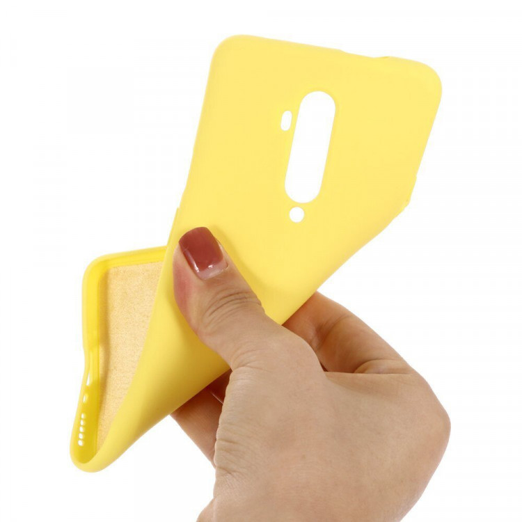 Силиконовый чехол Mobile Shell для OnePlus 7T Pro (желтый)