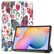 Чехол Smart Case для Samsung Galaxy Tab S6 Lite (Butterflies and Flowers)