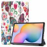 Чехол Smart Case для Samsung Galaxy Tab S6 Lite (Butterflies and Flowers)