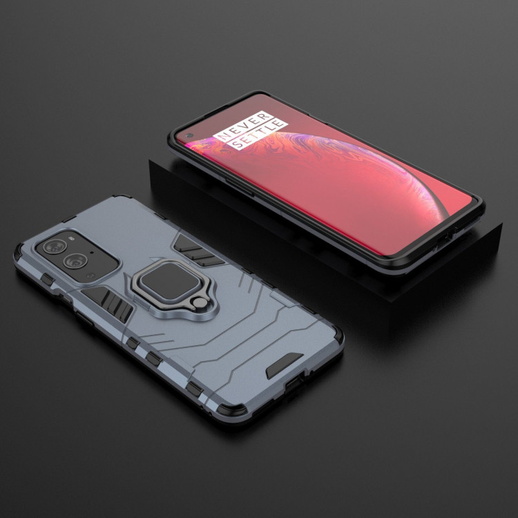 Чехол Armor Ring Holder для OnePlus 9 Pro (темно-синий)