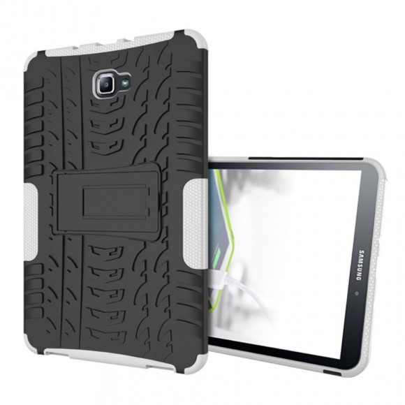 Чехол Hybrid Armor для Samsung Galaxy Tab A (6) 10.1 SM-T585 / SM-T580 (черный + белый) Чехол Hybrid Armor для Samsung Galaxy Tab A (6) 10.1 SM-T585 / SM-T580 (черный + белый)