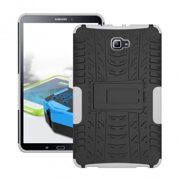 Чехол Hybrid Armor для Samsung Galaxy Tab A (6) 10.1 SM-T585 / SM-T580 (черный + белый) Чехол Hybrid Armor для Samsung Galaxy Tab A (6) 10.1 SM-T585 / SM-T580 (черный + белый)