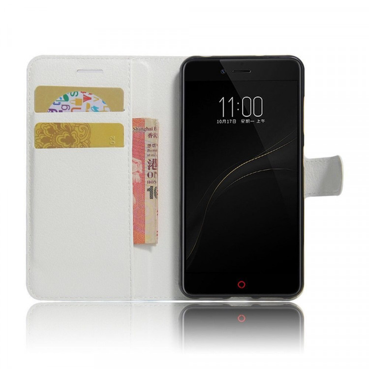 Чехлы с визитницей для ZTE Nubia Z11 Mini S (белый)