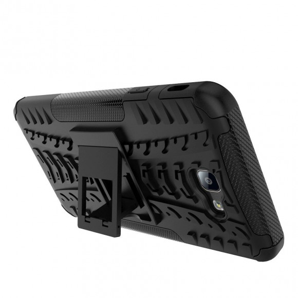 Чехол Hybrid Armor для Samsung Galaxy J7 Prime SM-G610F/DS (черный) (On7 2016 SM-G6100)