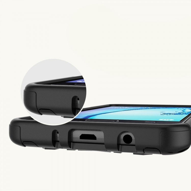 Чехол Hybrid Armor для Samsung Galaxy J7 Prime SM-G610F/DS (черный) (On7 2016 SM-G6100)