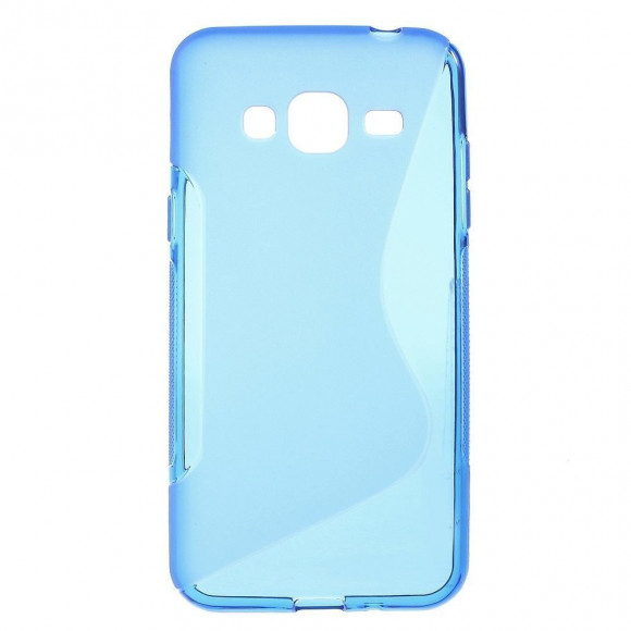 Нескользящий чехол для Samsung Galaxy J3 (2016) SM-J320F/DS (голубой)