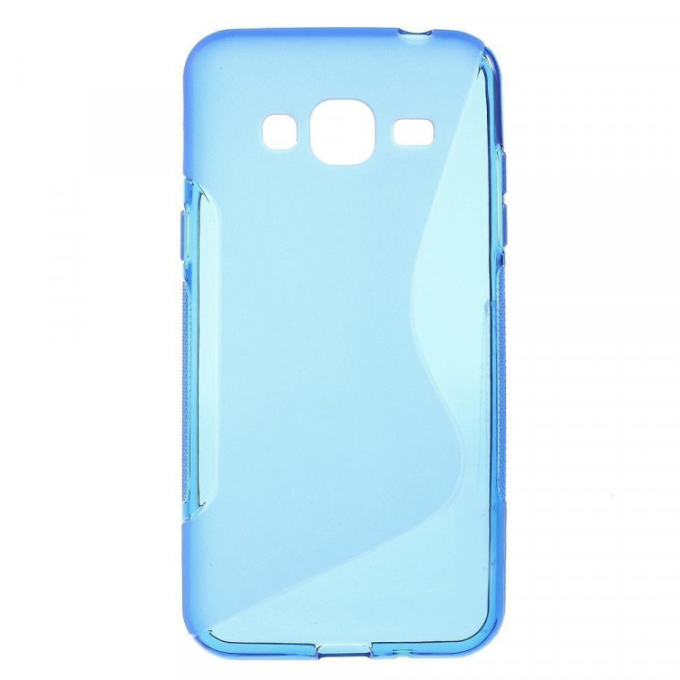 Нескользящий чехол для Samsung Galaxy J3 (2016) SM-J320F/DS (голубой)