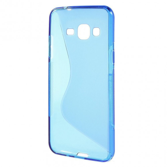 Нескользящий чехол для Samsung Galaxy J3 (2016) SM-J320F/DS (голубой)