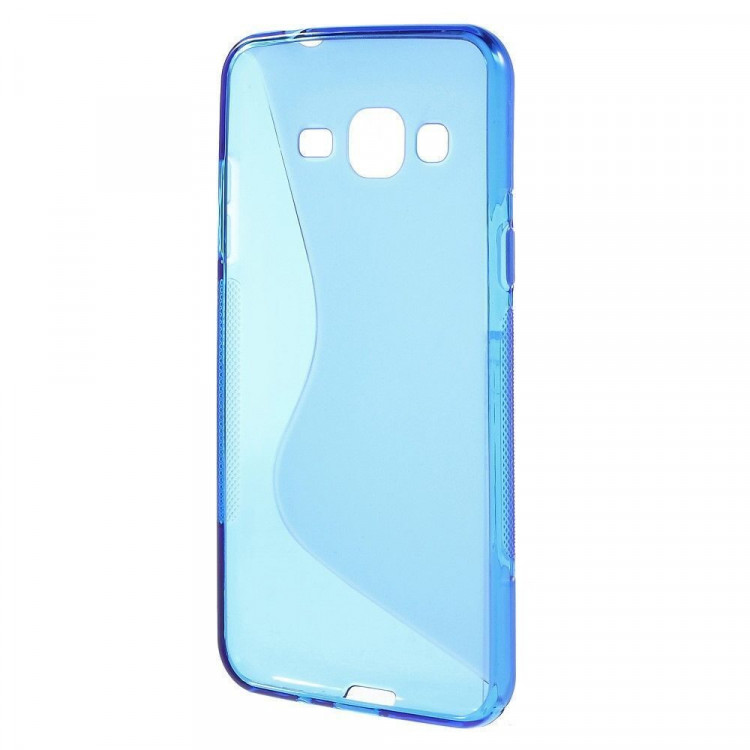 Нескользящий чехол для Samsung Galaxy J3 (2016) SM-J320F/DS (голубой)