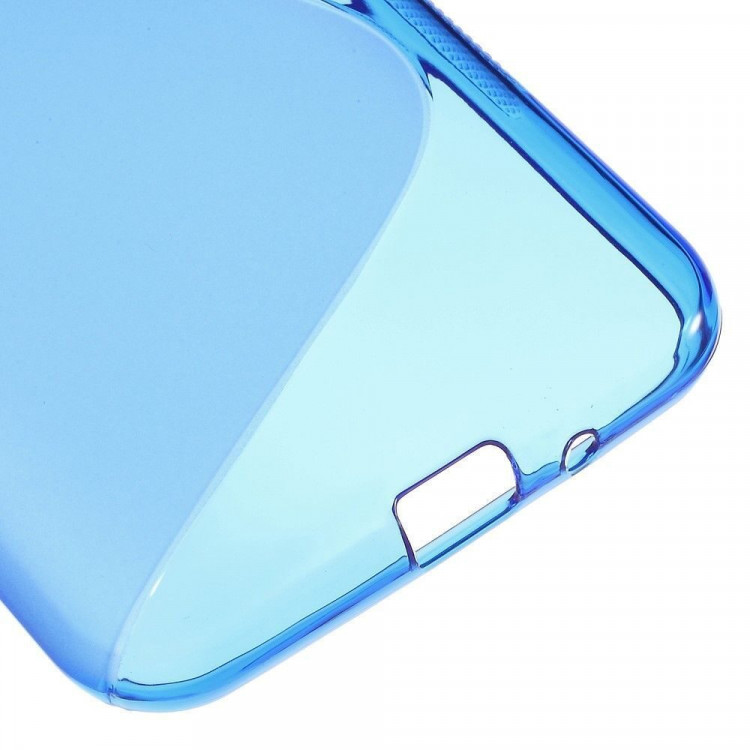 Нескользящий чехол для Samsung Galaxy J3 (2016) SM-J320F/DS (голубой)