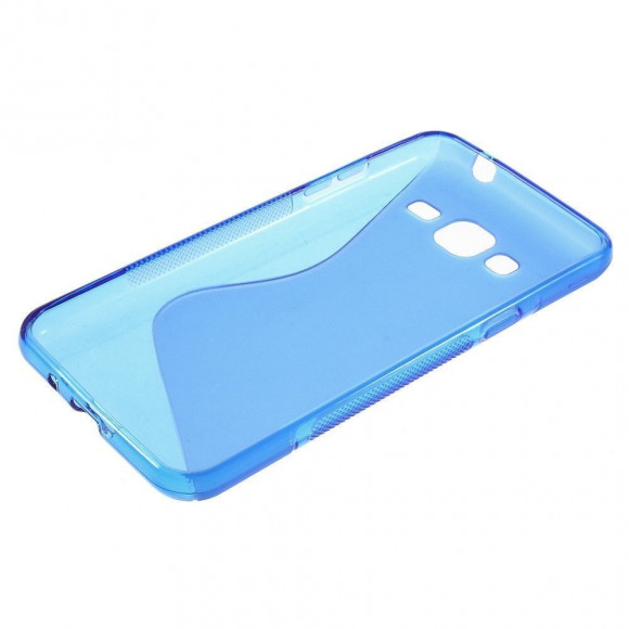 Нескользящий чехол для Samsung Galaxy J3 (2016) SM-J320F/DS (голубой)