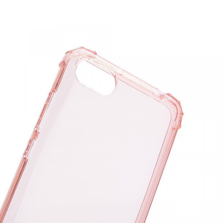 Силиконовый чехол с усиленными бортиками для Xiaomi Redmi 6A (розовый)