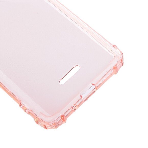 Силиконовый чехол с усиленными бортиками для Xiaomi Redmi 6A (розовый)