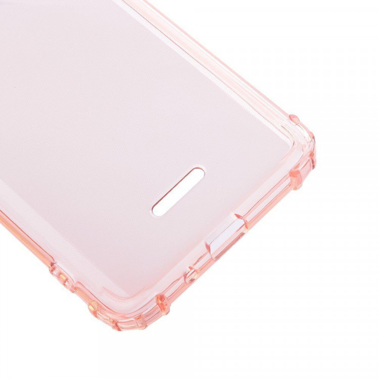 Силиконовый чехол с усиленными бортиками для Xiaomi Redmi 6A (розовый)