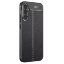 Чехол-накладка Litchi Grain для Samsung Galaxy A34 (черный)