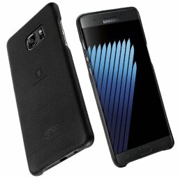 Кожаная накладка LENUO для Samsung Galaxy Note 7 (черный)