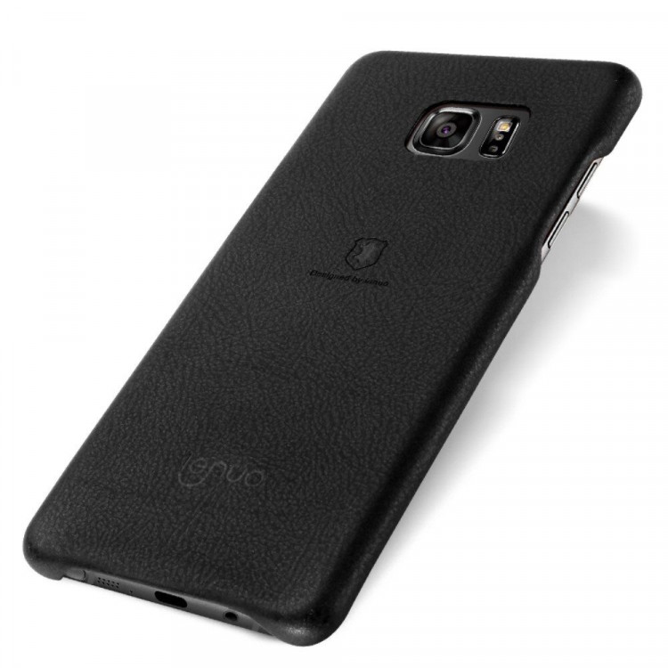 Кожаная накладка LENUO для Samsung Galaxy Note 7 (черный)