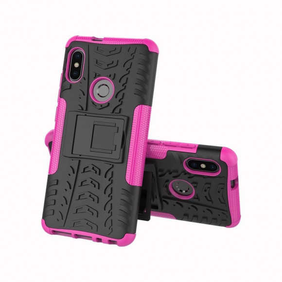 Чехол Hybrid Armor для Xiaomi Redmi Note 5 / 5 Pro (черный + розовый) Чехол Hybrid Armor для Xiaomi Redmi Note 5 / 5 Pro (черный + розовый)