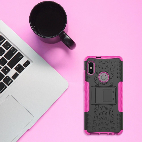 Чехол Hybrid Armor для Xiaomi Redmi Note 5 / 5 Pro (черный + розовый) Чехол Hybrid Armor для Xiaomi Redmi Note 5 / 5 Pro (черный + розовый)