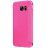 Чехол для Samsung с окном NILLKIN | Чехлы для Galaxy S7 Edge (розовый)