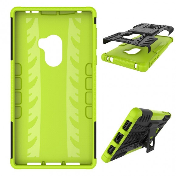 Чехол Hybrid Armor для Xiaomi Mi Mix (черный + зеленый)