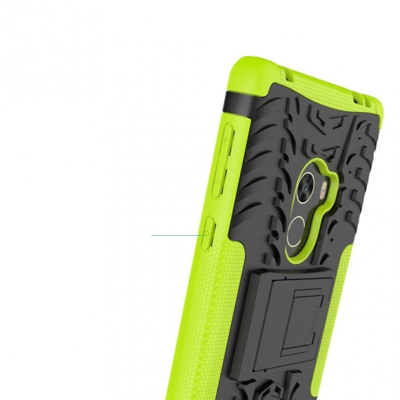 Чехол Hybrid Armor для Xiaomi Mi Mix (черный + зеленый)