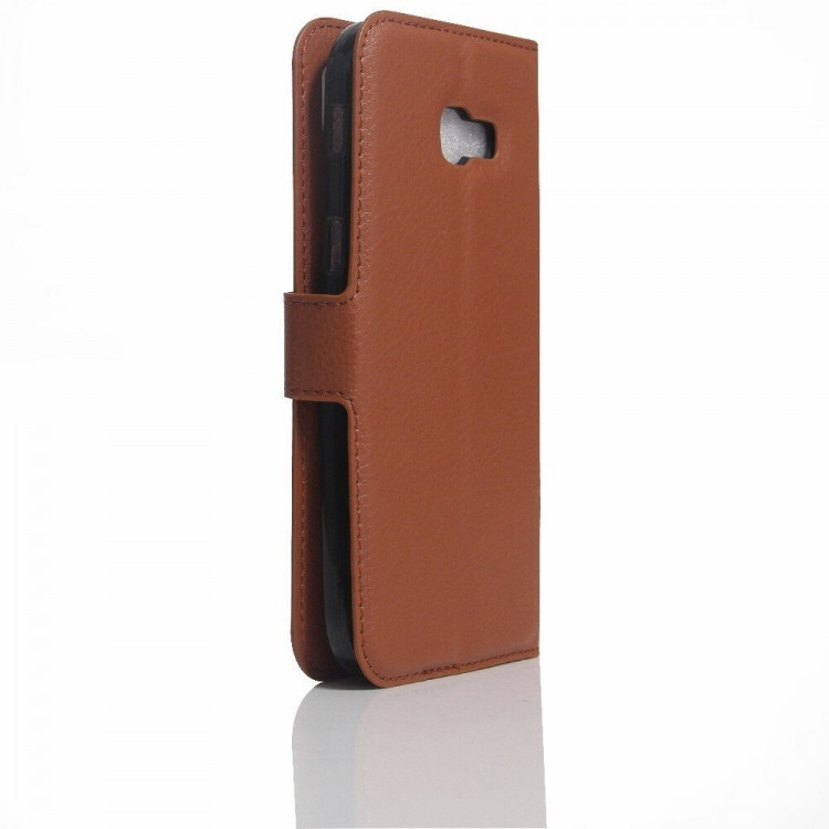 Чехол с визитницей для Samsung Galaxy A3 (2017) SM-A320F (коричневый)