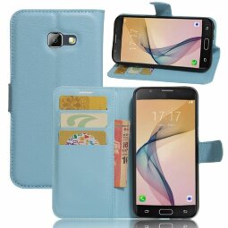 Чехол с визитницей для Samsung Galaxy A5 (2017) SM-A520F (голубой)