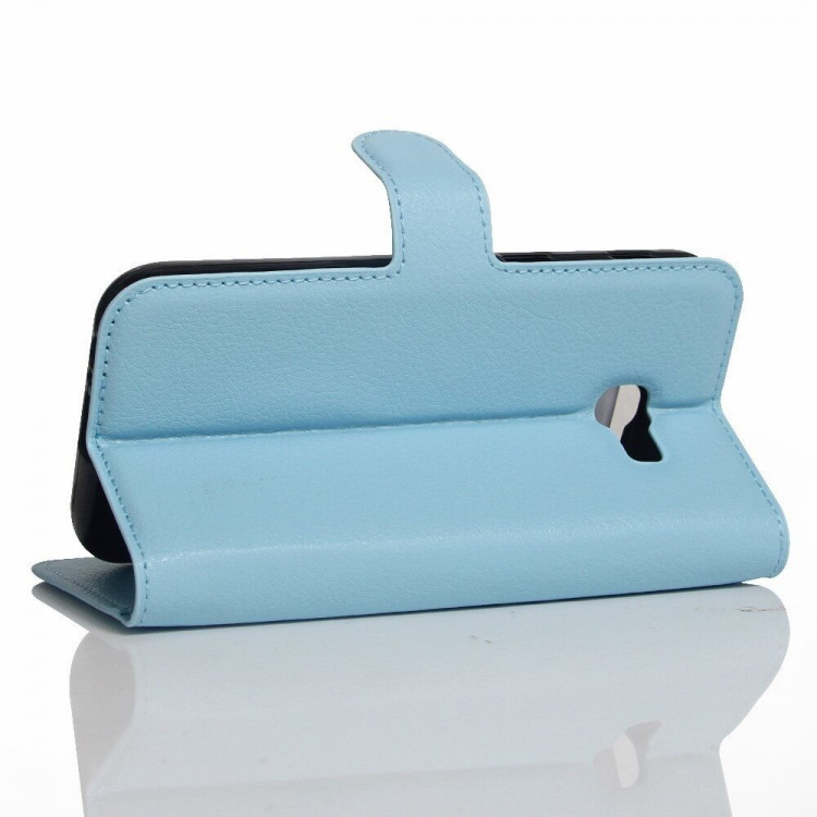 Чехол с визитницей для Samsung Galaxy A5 (2017) SM-A520F (голубой)