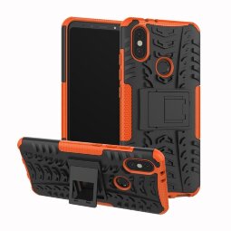Чехол Hybrid Armor для Xiaomi Mi 6X / Xiaomi Mi A2 (черный + оранжевый)