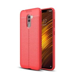 Чехол-накладка Litchi Grain для Xiaomi Pocophone F1 / Poco F1 (красный)