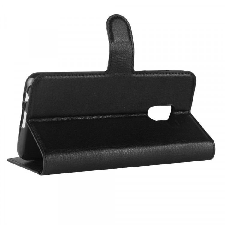 Чехол с визитницей для Samsung Galaxy A8 Plus (2018) (черный)