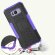 Чехол Hybrid Armor для Samsung Galaxy S8+ (черный + фиолетовый)