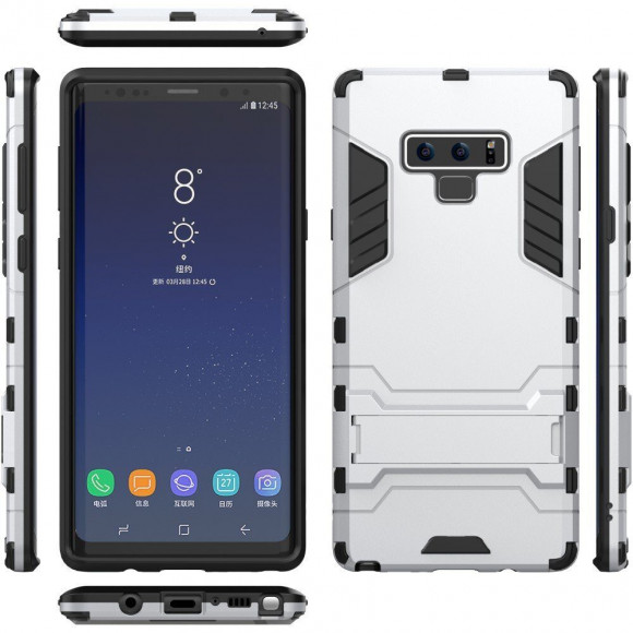 Чехол Duty Armor для Samsung Galaxy Note 9 (серебряный) Чехол Duty Armor для Samsung Galaxy Note 9 (серебряный)