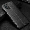 Чехол-накладка Litchi Grain для Xiaomi Redmi Note 10 / Redmi Note 10S / Poco M5S (черный)