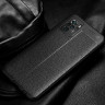 Чехол-накладка Litchi Grain для Xiaomi Redmi Note 10 / Redmi Note 10S / Poco M5S (черный)