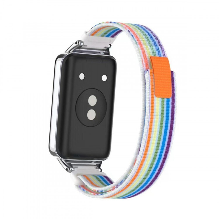 Ремешок с нейлоновой петлей для Honor Band 9 (разноцветный)