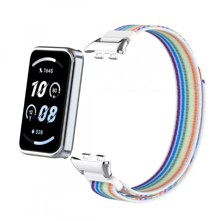 Ремешок с нейлоновой петлей для Honor Band 9 (разноцветный)