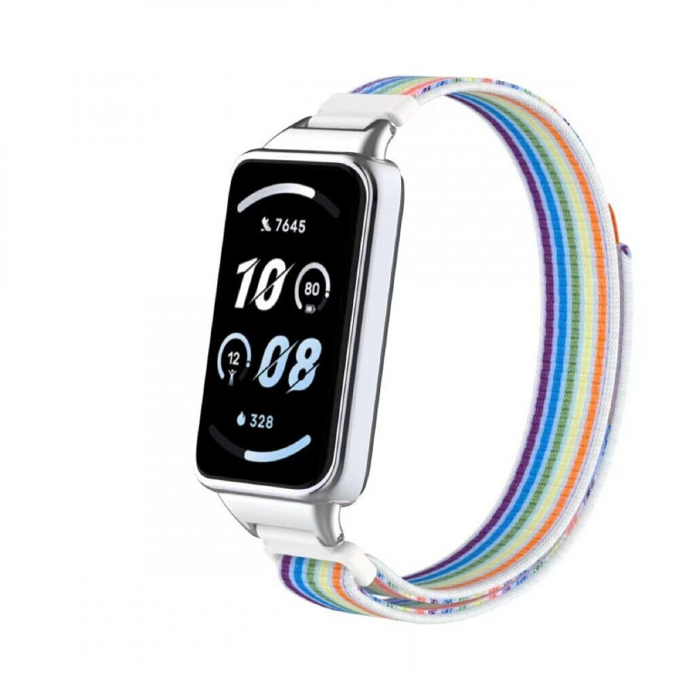 Ремешок с нейлоновой петлей для Honor Band 9 (разноцветный)
