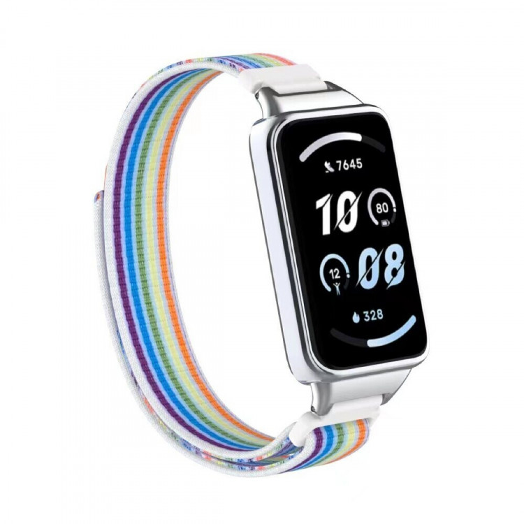 Ремешок с нейлоновой петлей для Honor Band 9 (разноцветный)