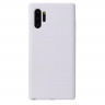 Силиконовый чехол Mobile Shell для Samsung Galaxy Note 10+ (Plus) (белый)