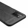 Чехол-накладка Litchi Grain для Samsung Galaxy A03s (черный)