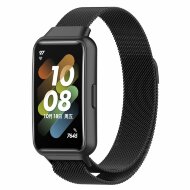 Миланский браслет для для Huawei Band 7 (черный) Миланский браслет для для Huawei Band 7 (черный)