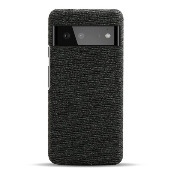 Тканевый чехол для Google Pixel 6a (черный) Тканевый чехол для Google Pixel 6a (черный)