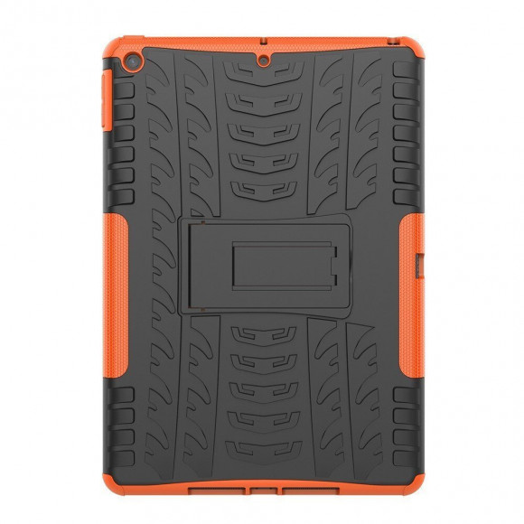 Чехол Hybrid Armor для Apple iPad 10.2 (черный + оранжевый)