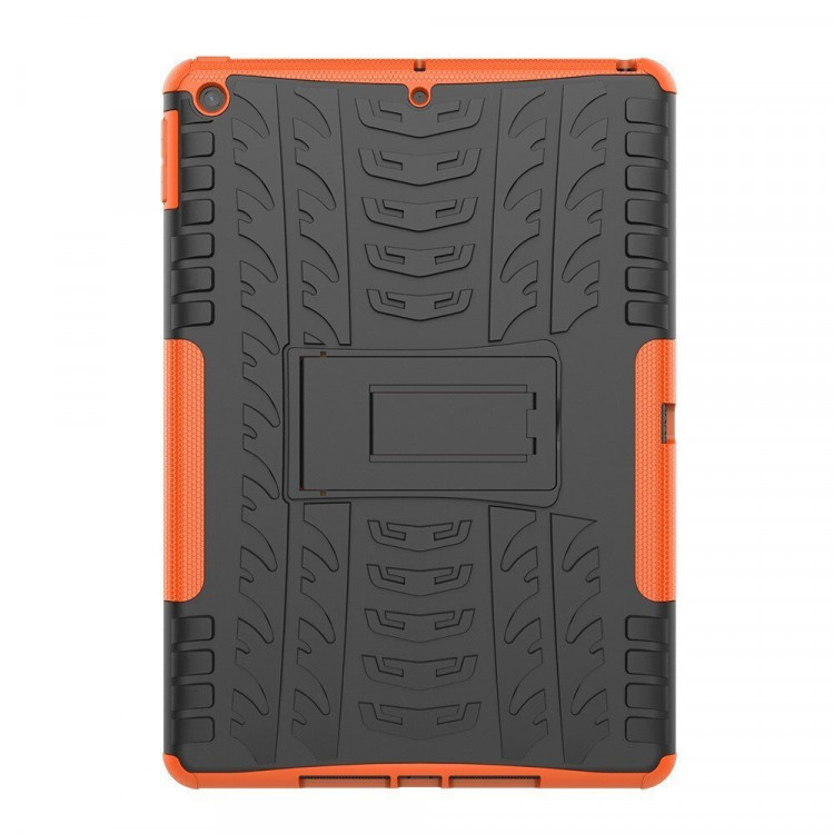 Чехол Hybrid Armor для Apple iPad 10.2 (черный + оранжевый)